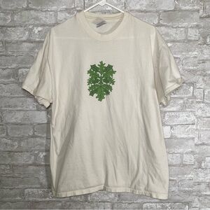 Vintage 90s 1995 green man nature pagan t shirt men’s size XL 100% cotton